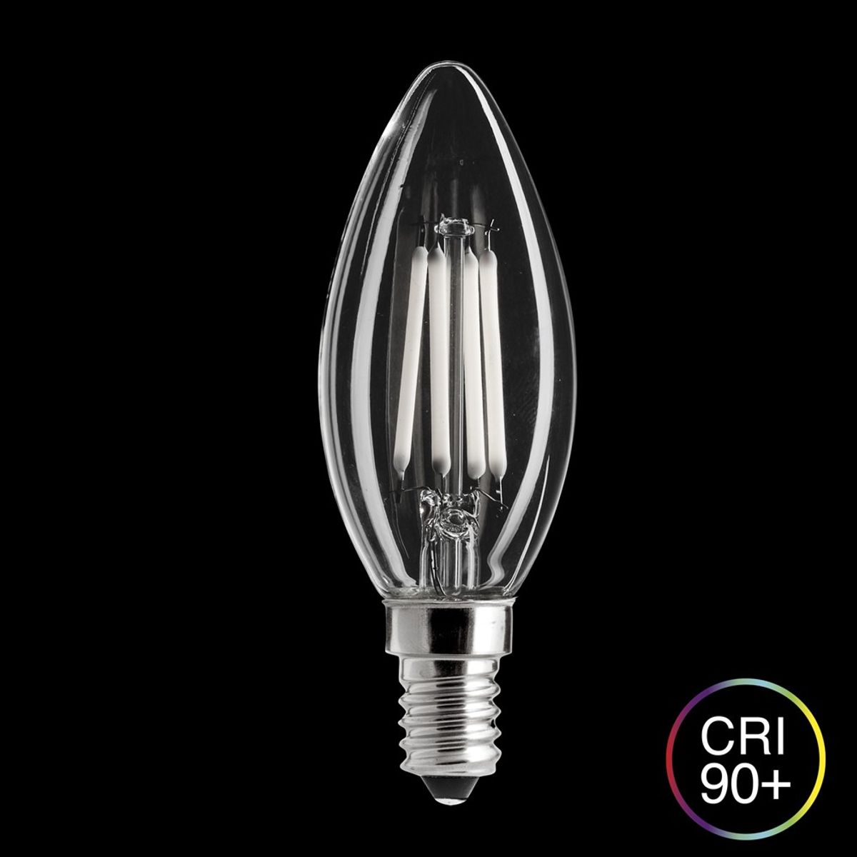 Unison UNI-WHITE kronljus klar E14 4W 2700K dimbar