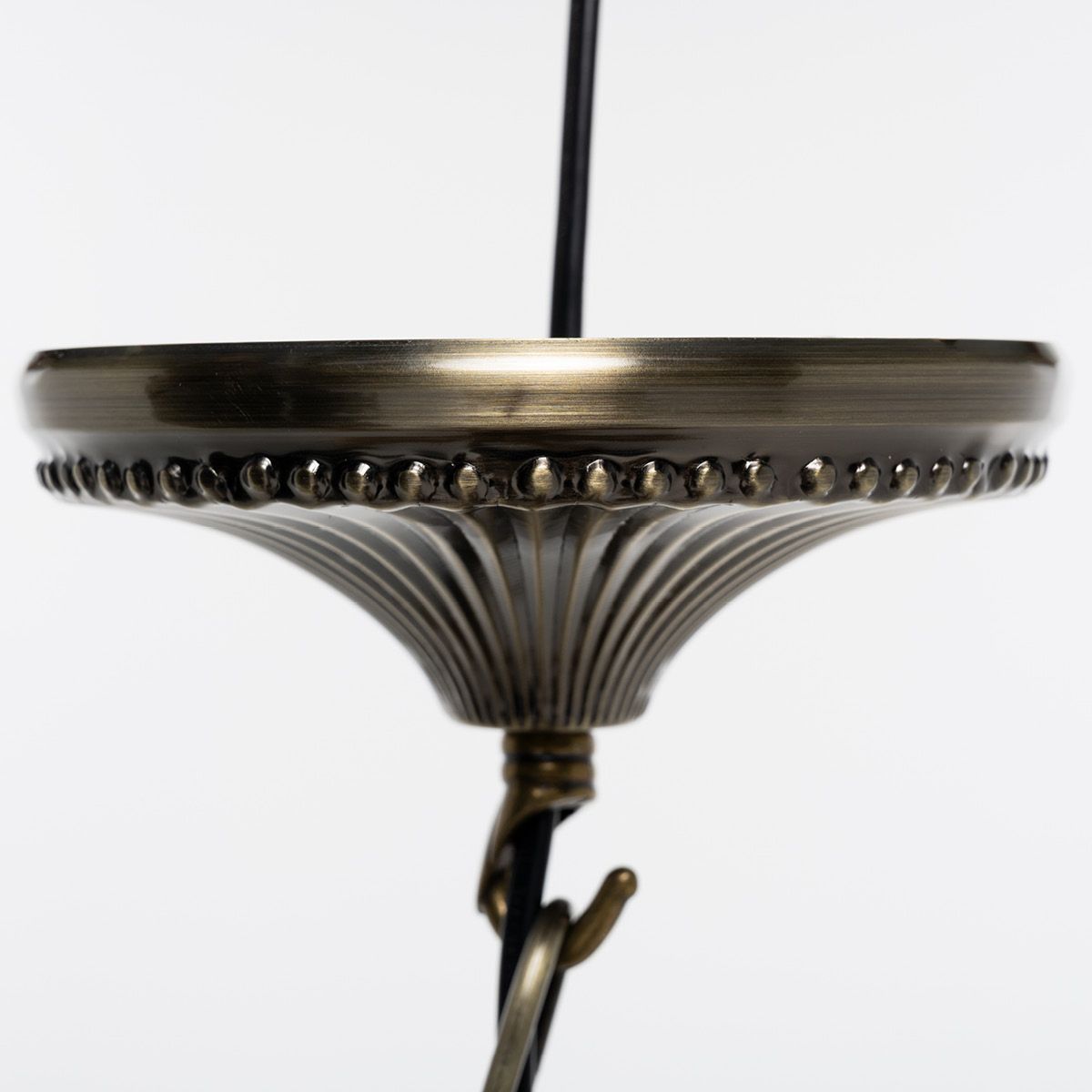 Røros gevir taklampe - 6 gevir, 6 lys (ø85x48)