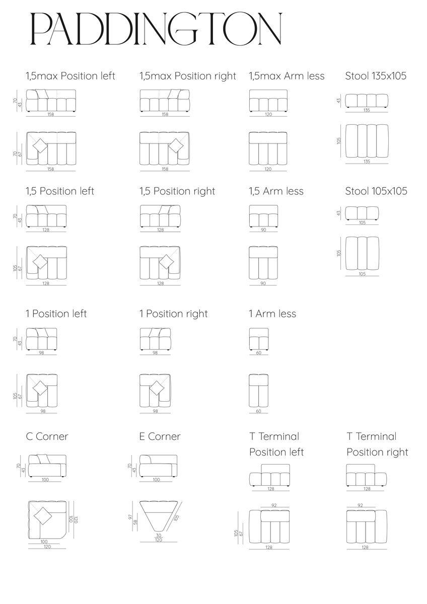 Paddington 1,5maxPL+1,5maxPR (316x105 - Partner Wood 108)