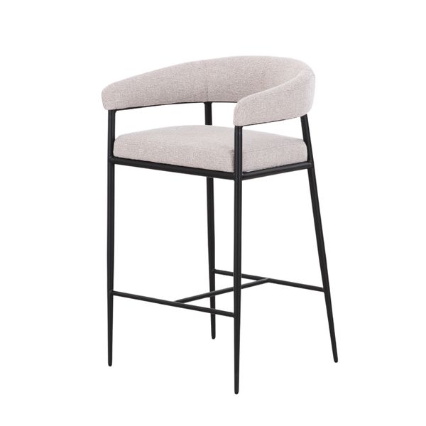 Hovedbilde Simone barstol (beige) 52x47x86