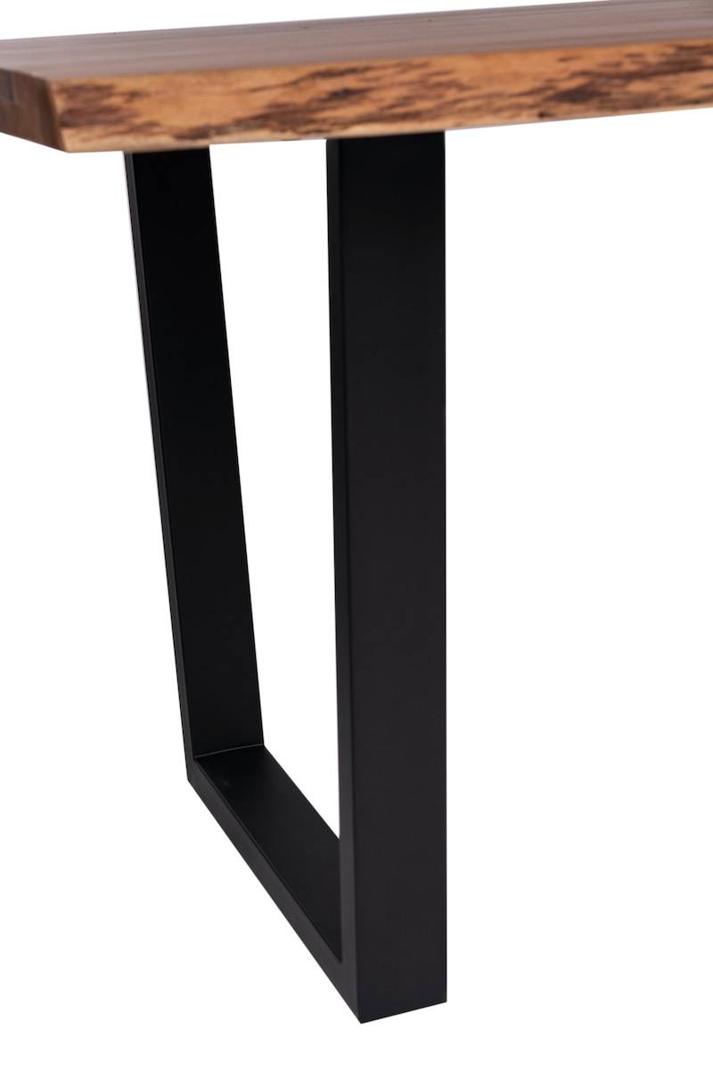 Jaipur spisebord Trapes-ben (brun 220x100x79)