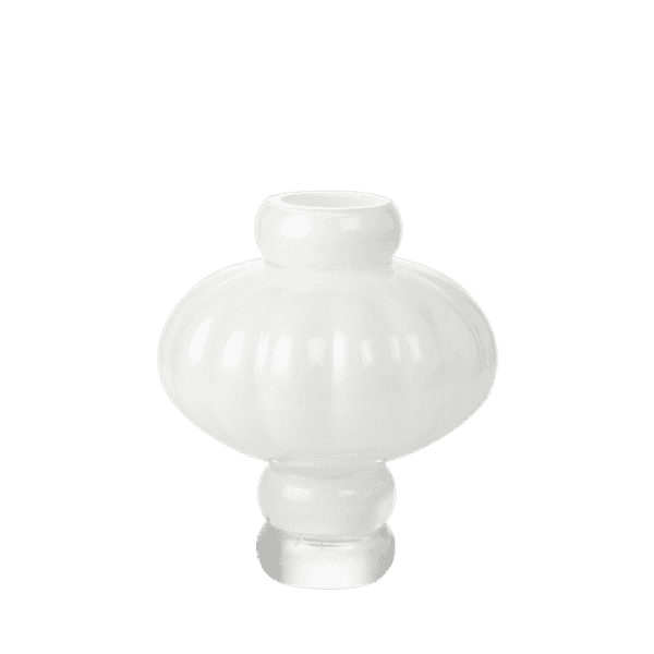 Hovedbilde Louise Roe Balloon 02 vase Opal White (glass ø17,5 h20)  