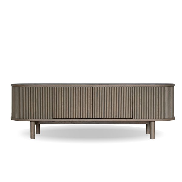 Hovedbilde Noor tv-benk 4 dører (150x45x48) - gråoljet
