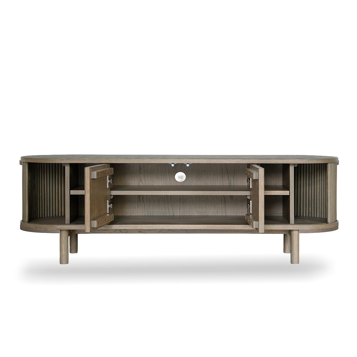 Noor tv-benk 4 dører (150x45x48) - gråoljet