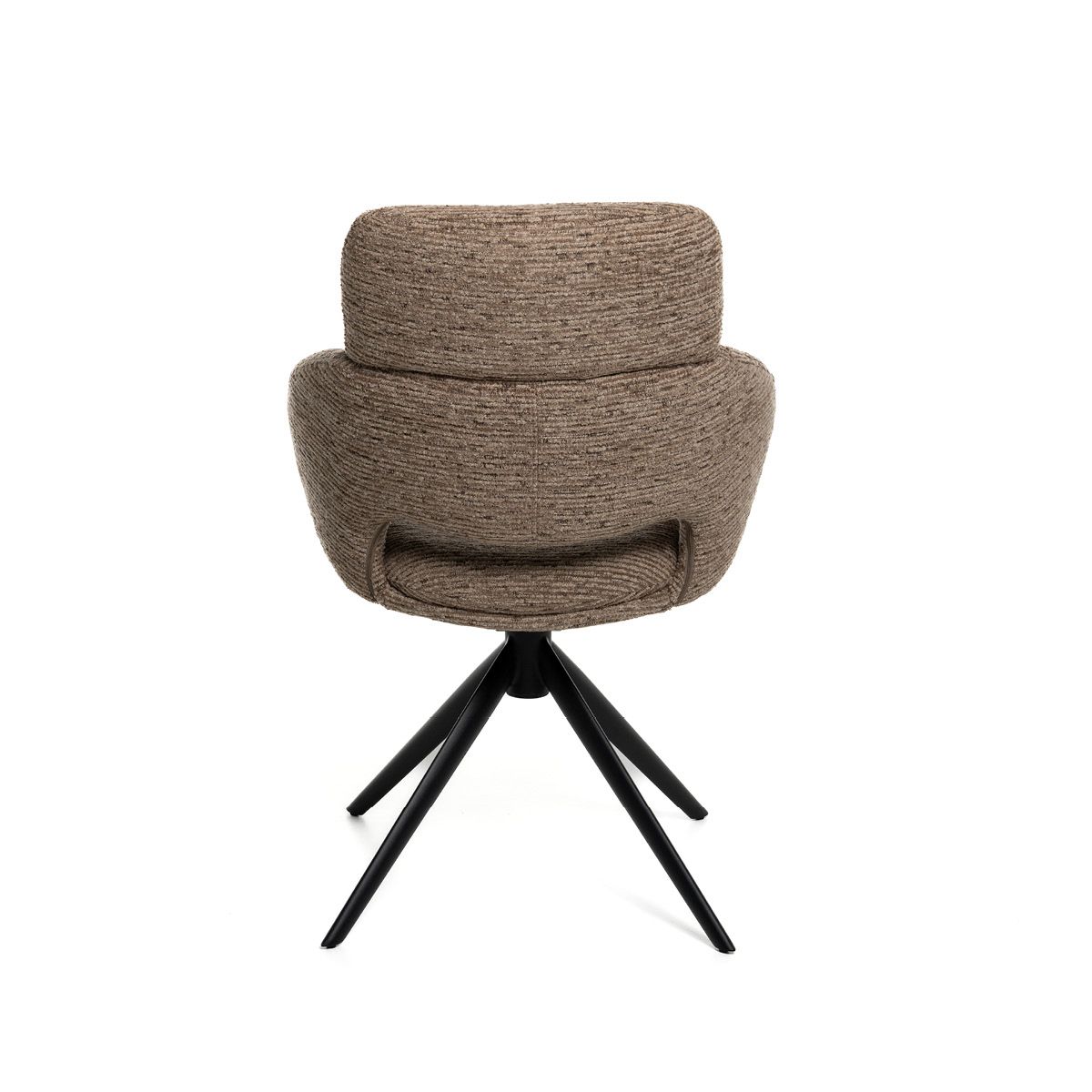 Diego spisestol med sving og vipp (Eyelash lys brun)