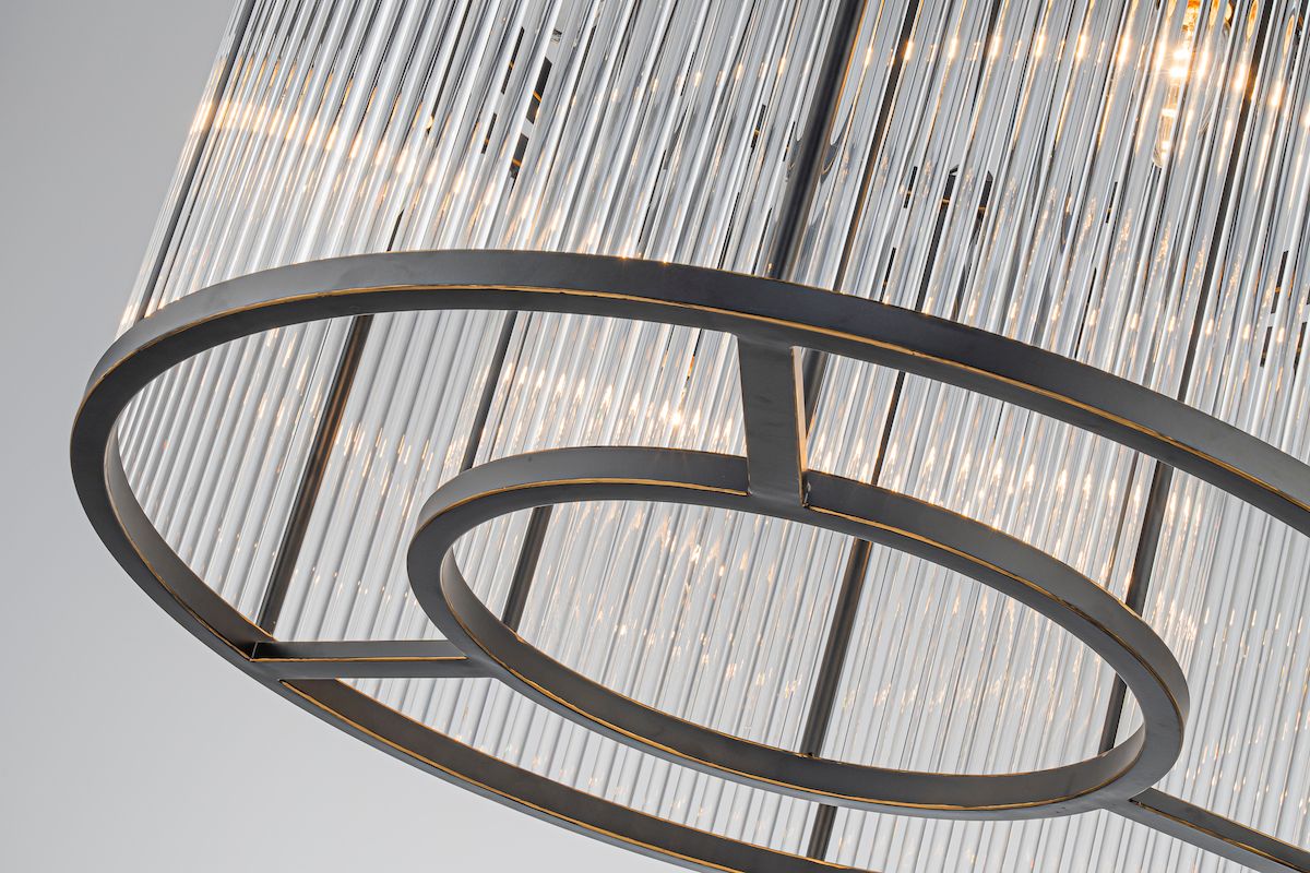 Céleste Chandelier (ø60) metall / klart glass
