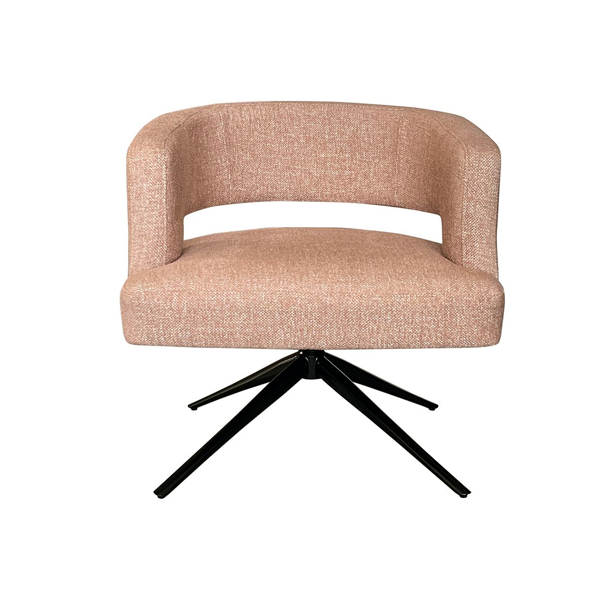 Marcel lenestol med sving (Lola terracotta)