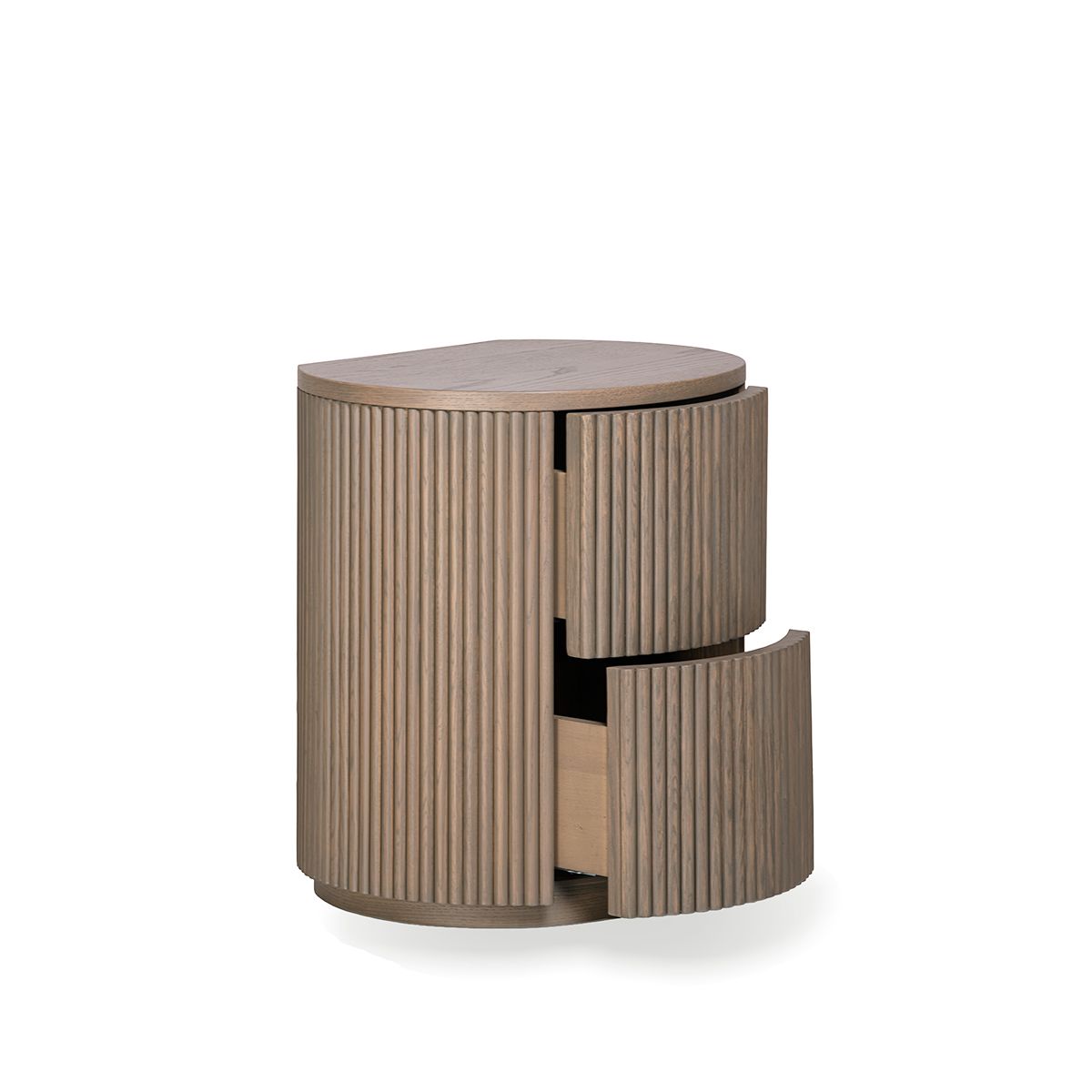 Noor nattbord/sidebord gråoljet