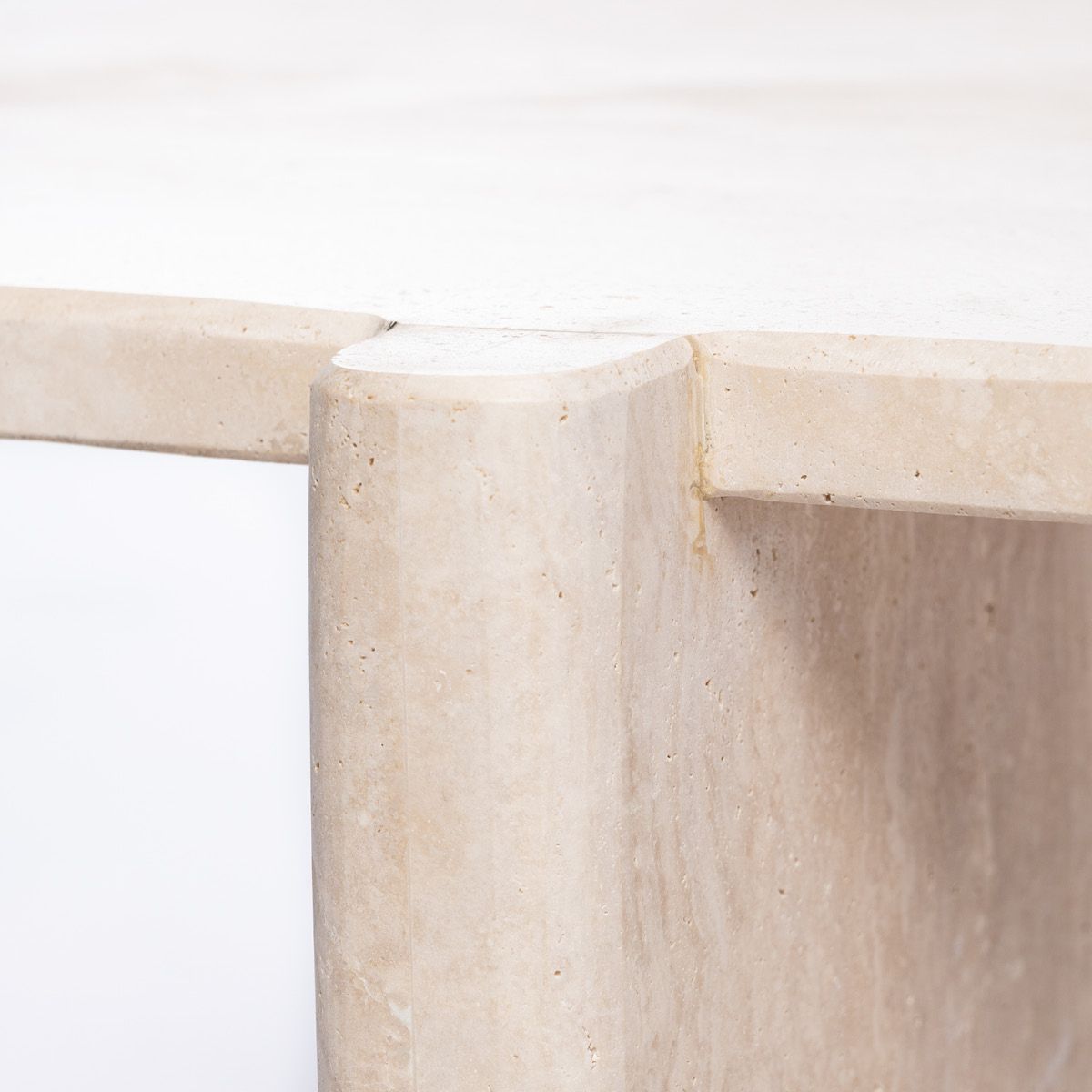 Bottega sofabord Travertine (beige 120x65x36)