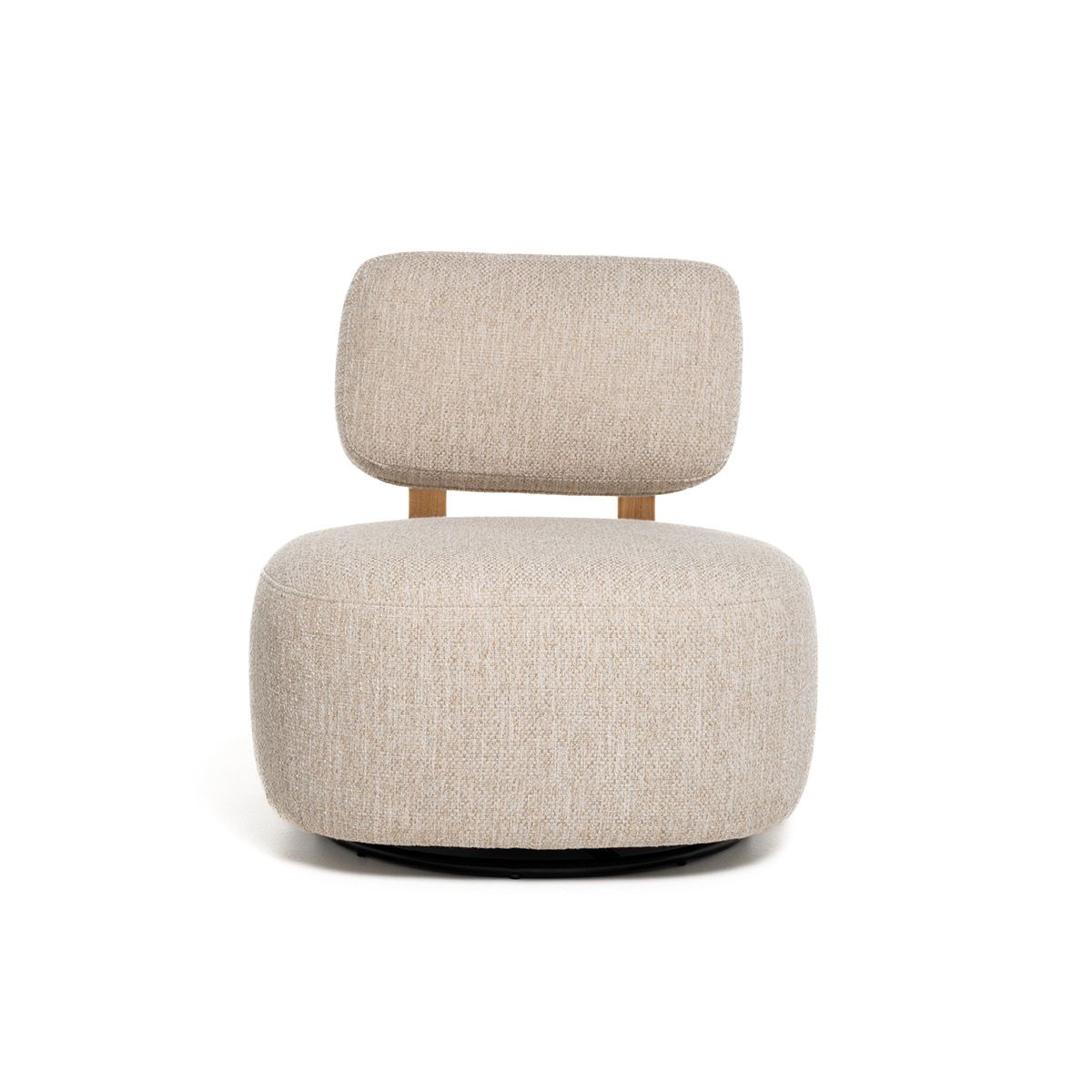 Prado lenestol med sving (Be Great Cream11) Lys eik