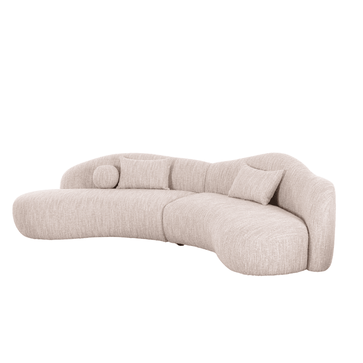Calma sofa (Nightcity grovvevd beige melert) 326x150x82