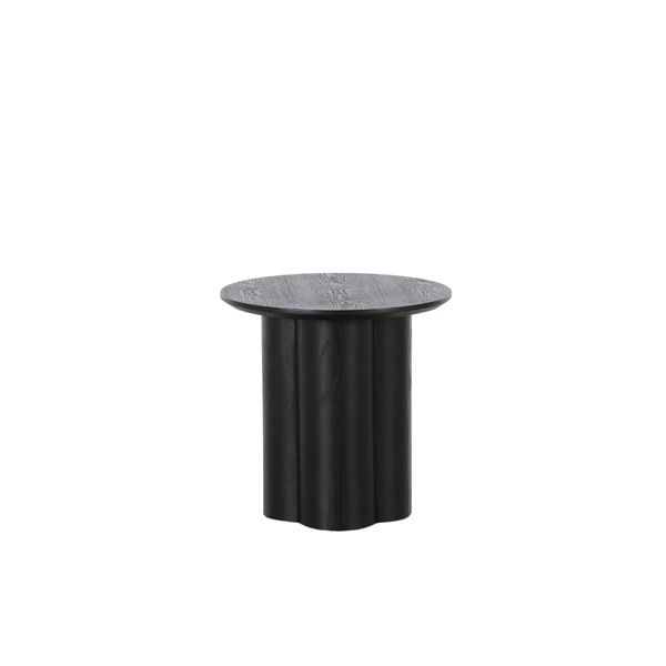 Hovedbilde Ripple sidebord (sort ask finèr) ø50 h50