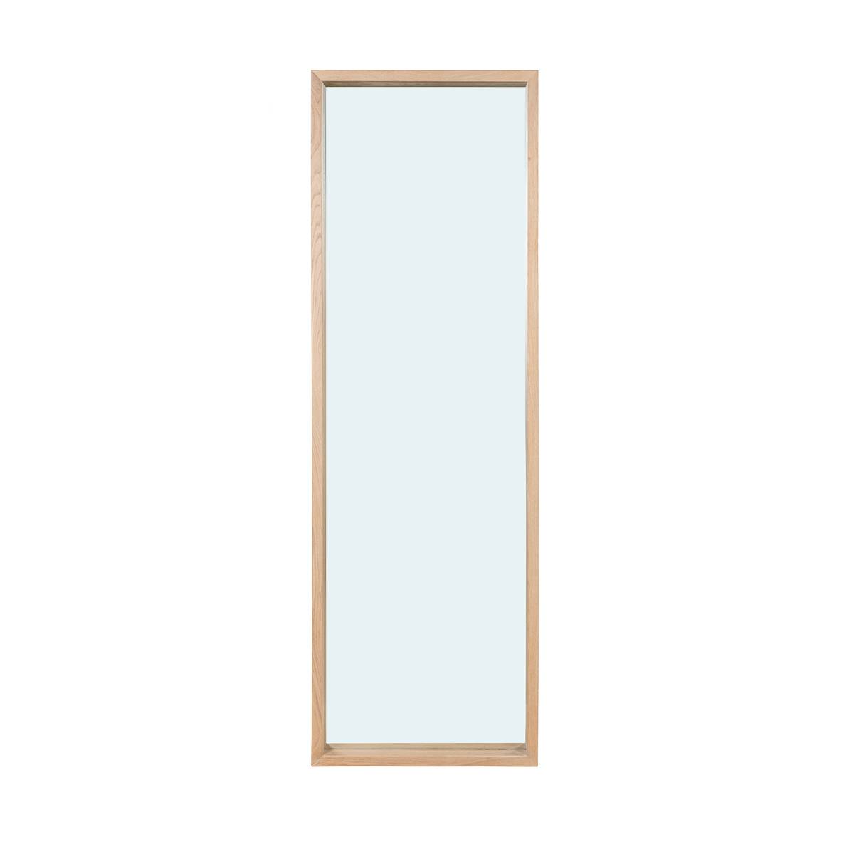 Geilo speil med dyp ramme (lys eik - 200x65x8)