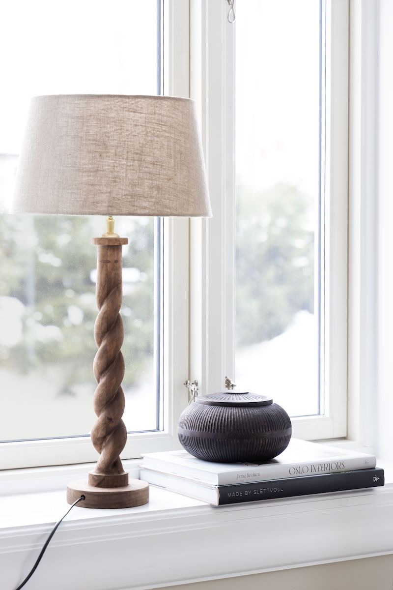 Lama Seia boks med lokk (20,5x12) brunsort mangotre