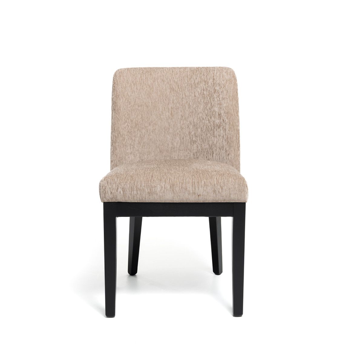 Hedda spisestol (Boston lysbrun) Sort eike ramme og ben