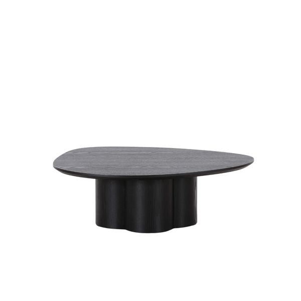 Hovedbilde Ripple sofabord lite (sort ask finèr) 85x63x28