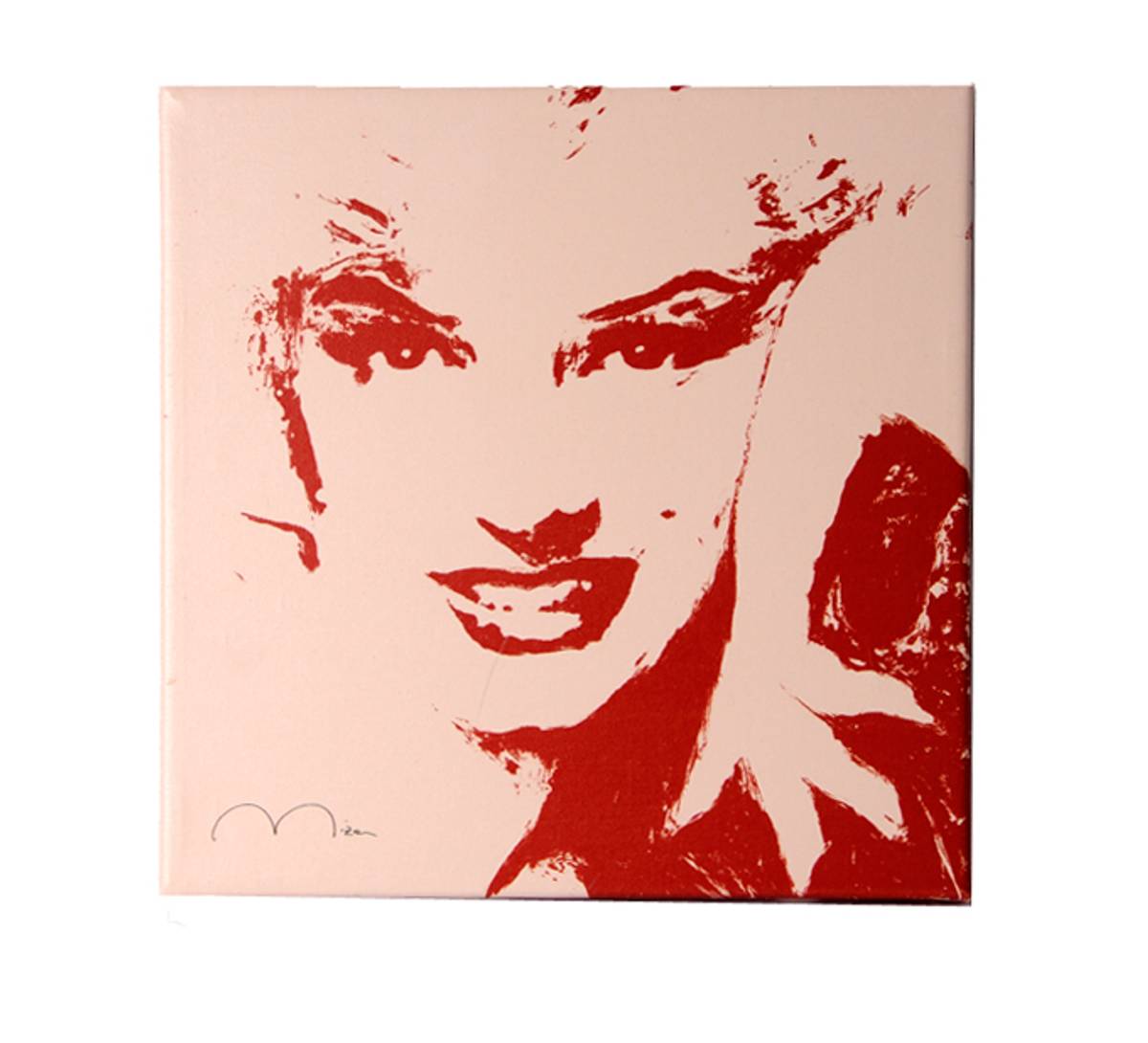 Red and White Marilyn 40x40
