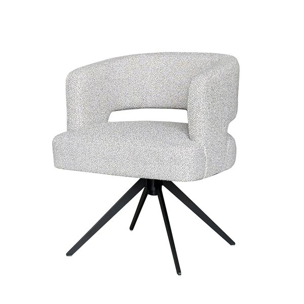 Hovedbilde Marcel spisestol med sving (Boucle sand melert)