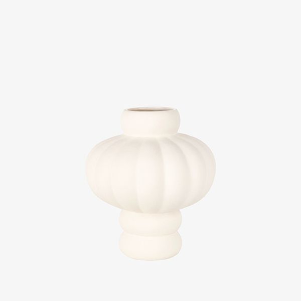 Hovedbilde Louise Roe Balloon 02 vase Raw White (keramikk ø17,5 h20)  