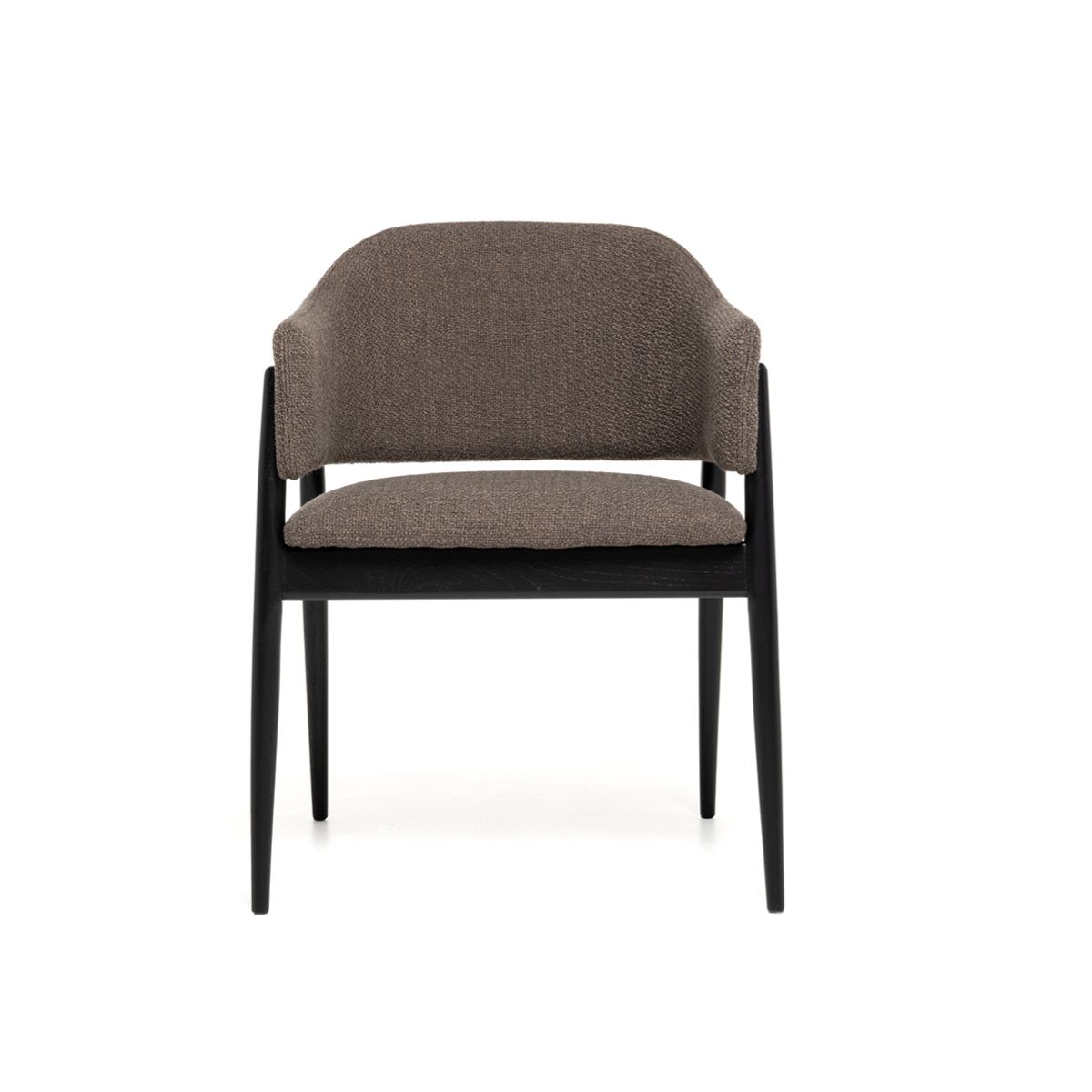 Linde spisestol (Fab brun) sort eik ben