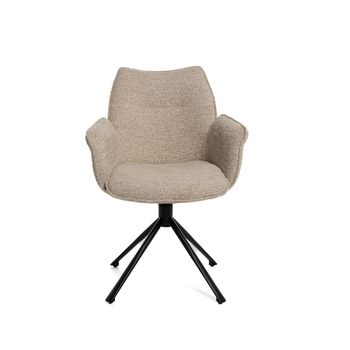 Marco spisestol med sving og vipp (Eyelash beige)