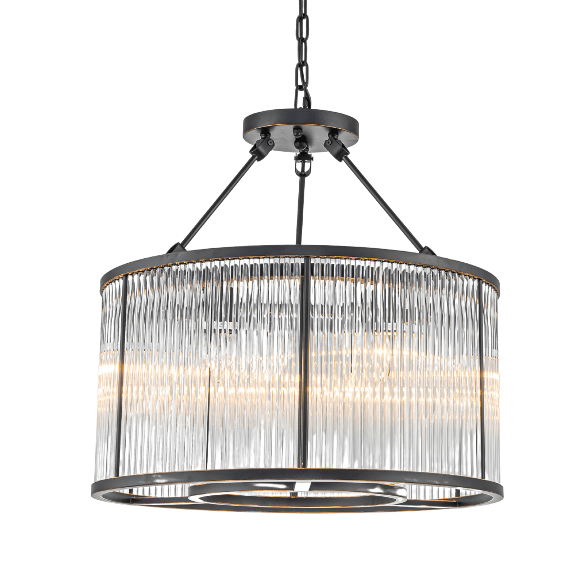 Céleste Chandelier (ø60) metall / klart glass