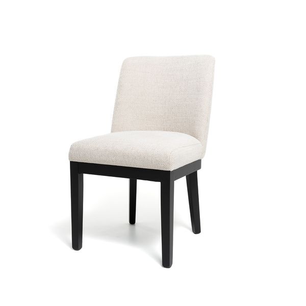 Hovedbilde Hedda spisestol (Silent lys sand) Sort eike ramme og ben