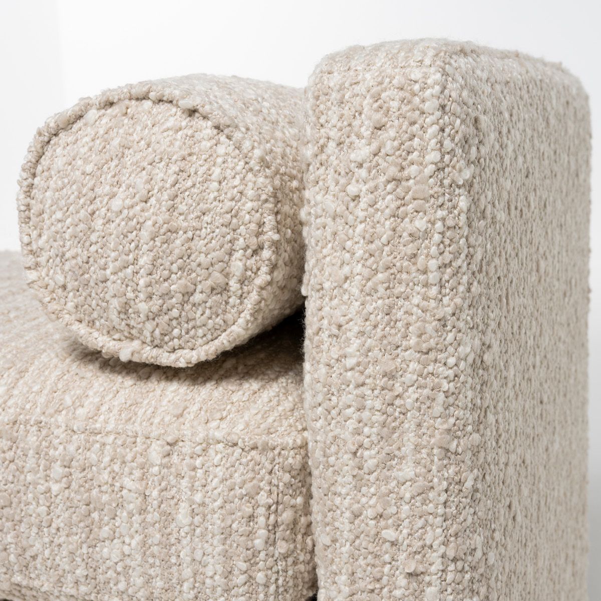 Marlow sittebenk (150x55x60) grovvevd krem/beige melert 