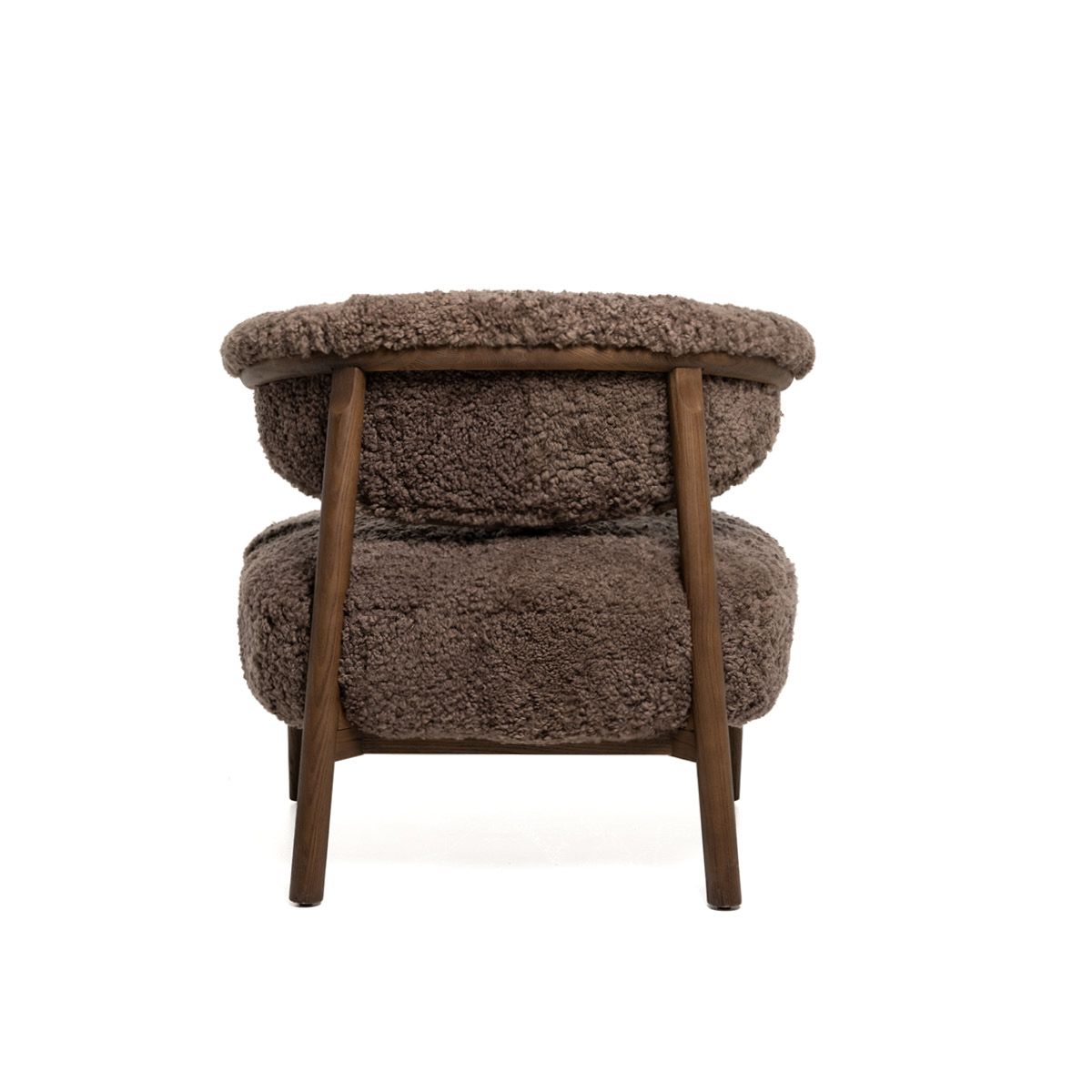 Lodge lenestol (77x69x75) saueskinn mushroom