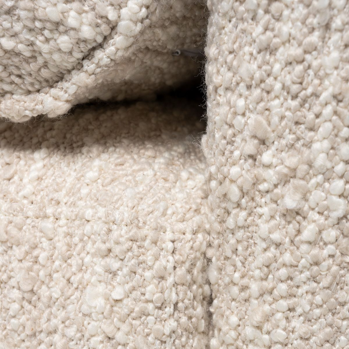 Marlow sittebenk (120x55x60) grovvevd krem/beige melert 