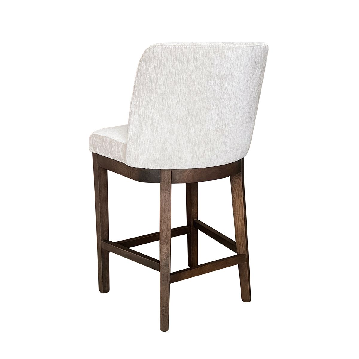 Hedda barstol (Boston krem) røkt eik ramme og ben